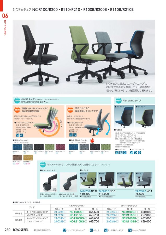 TOYOSTEEL OFFICE FURNITURE CATALOG2025 Vol-58 TOYOSTEEL OFFICE FURNITURE CATALOG2025 Vol-58
